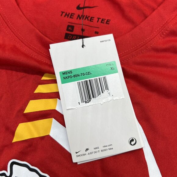 NEW XL Kansas City Chiefs Nike Red Icon Legend Long Sleeve Dri Fit Shirt - Picture 4 of 10